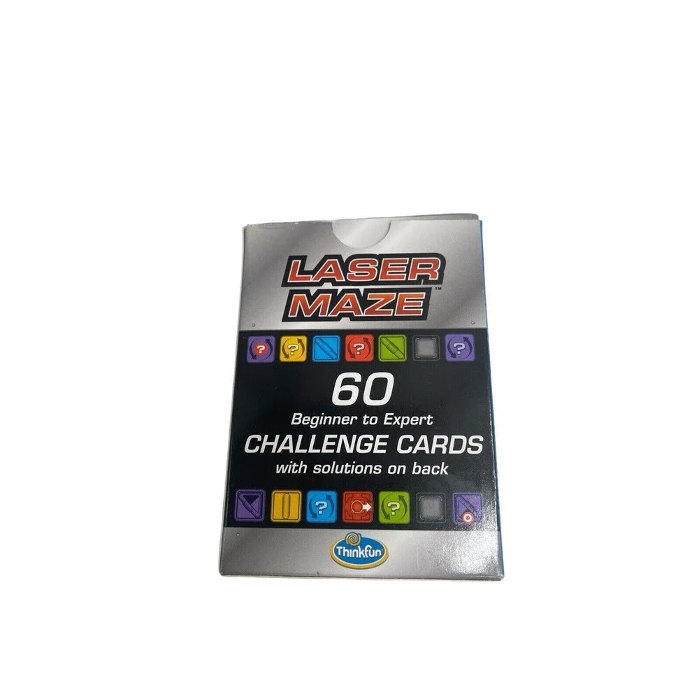 Laser Maze Game Puzzle Solution Cards EUC Think Fun Logic Game Complete
